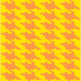 Vibrant Orange Pattern