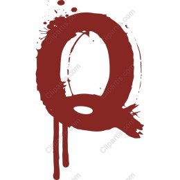 Grunge Letter Q