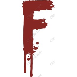 Bold Ink Letter F