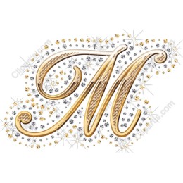 Elegant Ornate Letter M