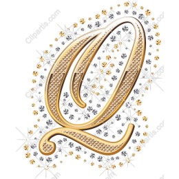 Jewelry-Inspired Decorative Letter Q