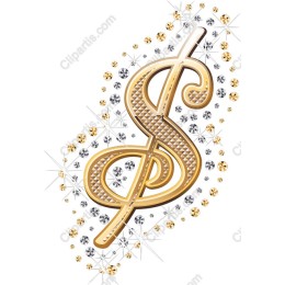 Golden Dollar Sign