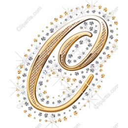 Elegant Gold and Silver Letter C