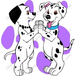 Adorable Dalmatian Duo