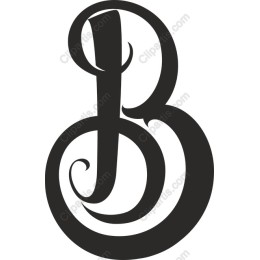 Elegant Letter B
