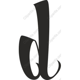 Elegant Letter d