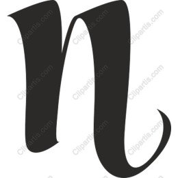 Elegant Letter n