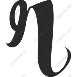 Stylized Letter N