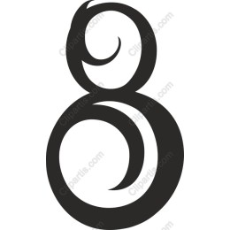 Stylish Number 8