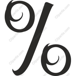 Elegant Percentage Symbol