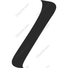 Elegant Abstract Black Shape