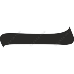 Sleek Minimalist Black Shape