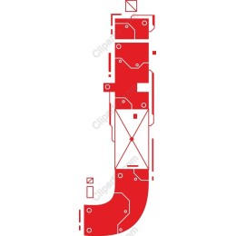 Red Abstract Industrial