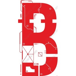 Red Geometric B