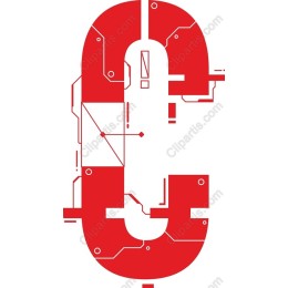 Abstract Red Tech