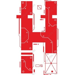 Red Abstract Tech
