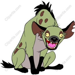 Playful Hyena