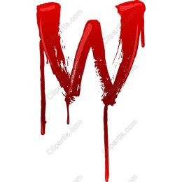 Bloody W Dripping
