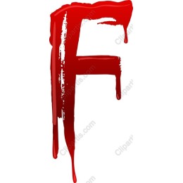 Bloody Letter F