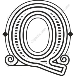 Elegant of Letter Q