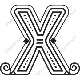Decorative Letter X
