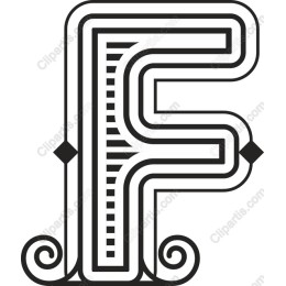 Decorative Letter F
