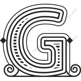 Elegant Decorative Letter G