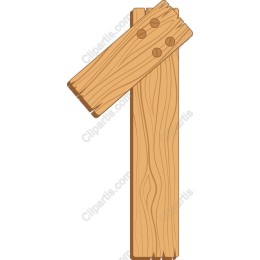 Wooden Number One