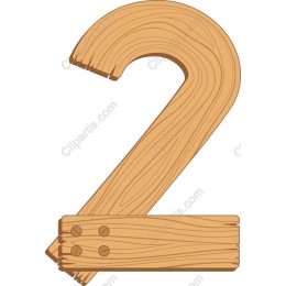 Wooden Number 2