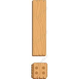 Rustic Wooden Plank