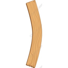 Curved Wooden Plank