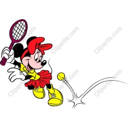 Playful Tennis Character