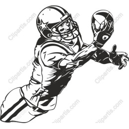 Football Player Catching