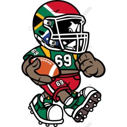 Vibrant Football Character