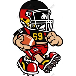 Cartoon Football Player