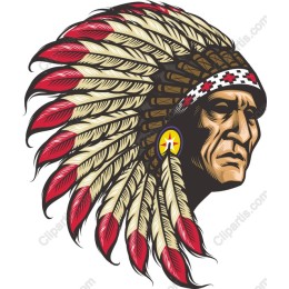 Native American Chief Feather Headdress