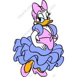 Charming Pink and Blue Dress