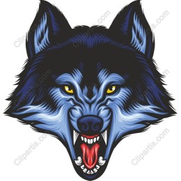 Ferocious Wolf Head