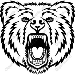 Fierce Roaring Bear