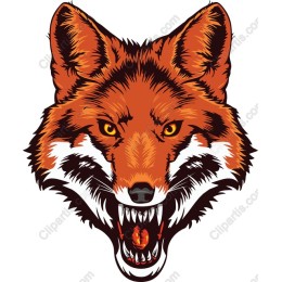 Fierce Fox Head
