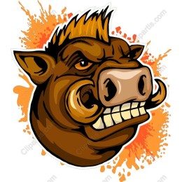 Fierce Boar Head