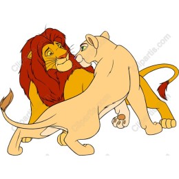 Majestic Lion and Lioness