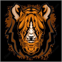Fierce Tiger Head