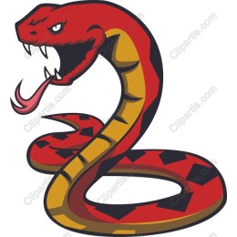Fierce Red Snake