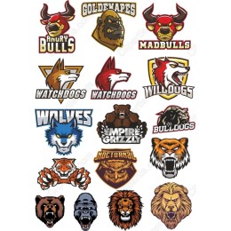 Ferocious Animal Logos Bundle