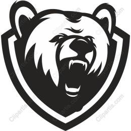 Fierce Bear Head Emblem