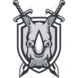 Fierce Rhinoceros Emblem