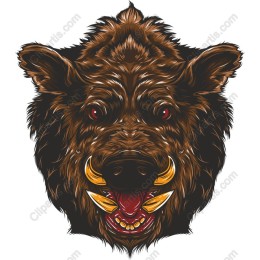 Fierce Boar Head