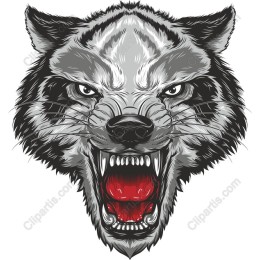 Roaring Wolf Head