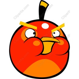 Energetic Red Bird